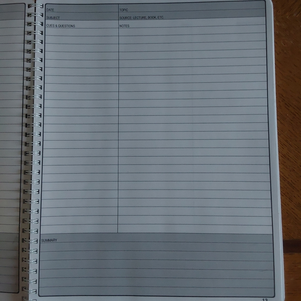 Universal Note Taking System / Notebook - Picture 4 of 4
